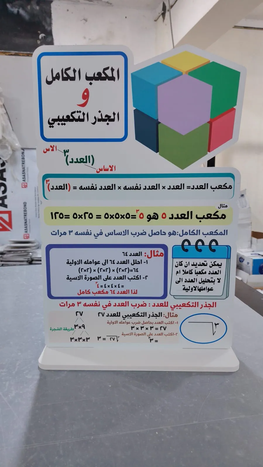 المكعب الكامل والجذر التكعيبي