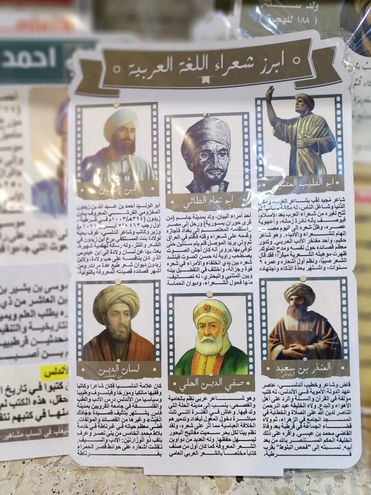 ابرز شعراء اللغة العربية